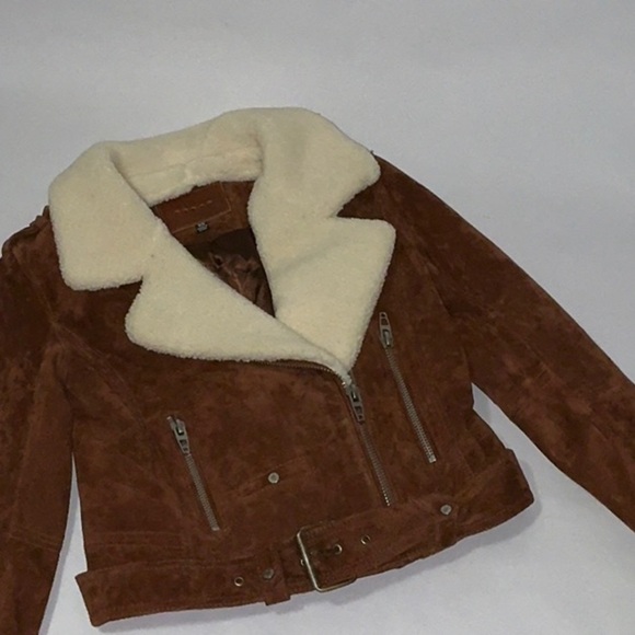Blank NYC Suede Moto Jacket, Size XS, Like New - Picture 2 of 14